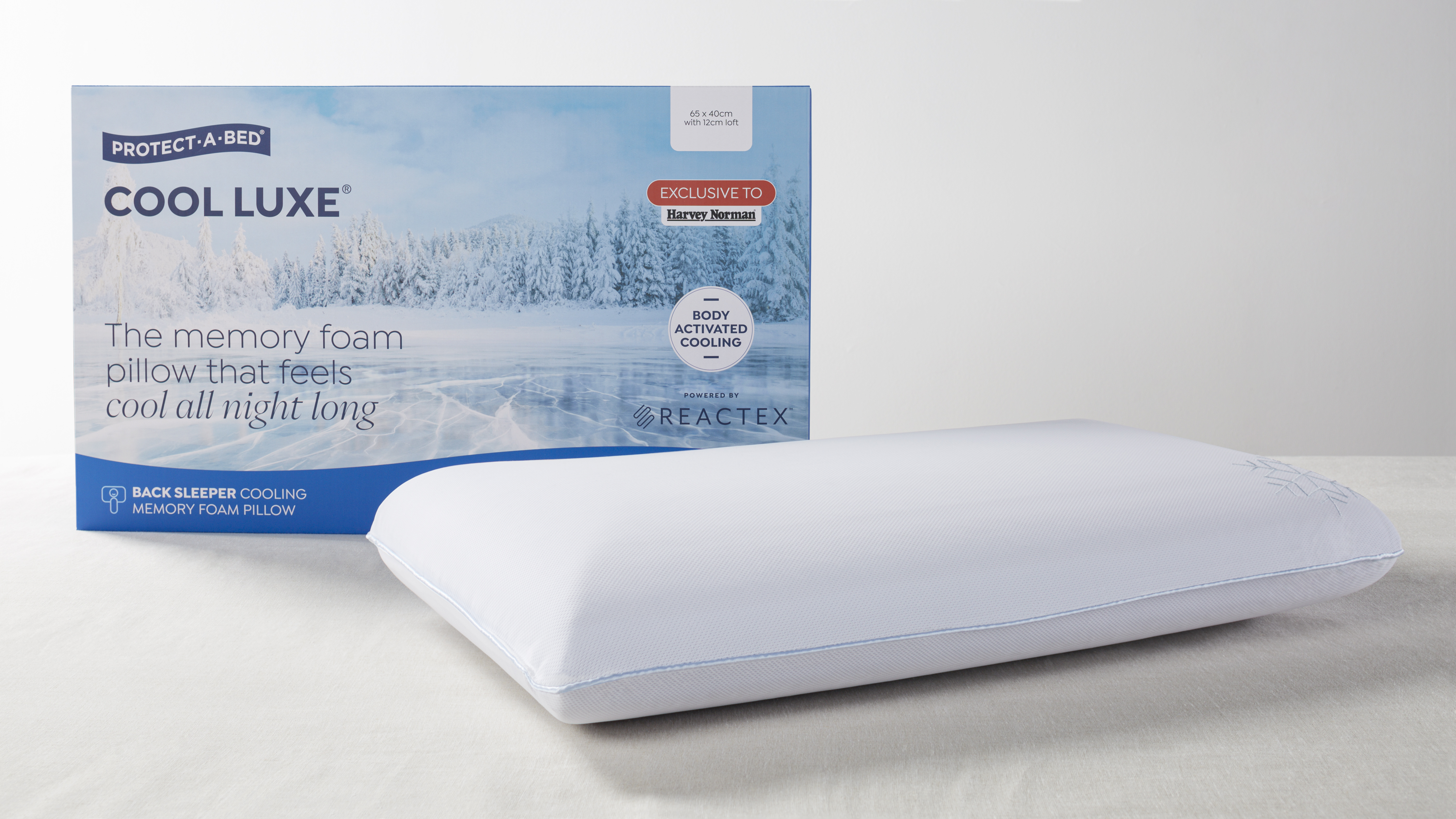Cool Luxe Cooling Pillow by Protect-A-Bed - Low