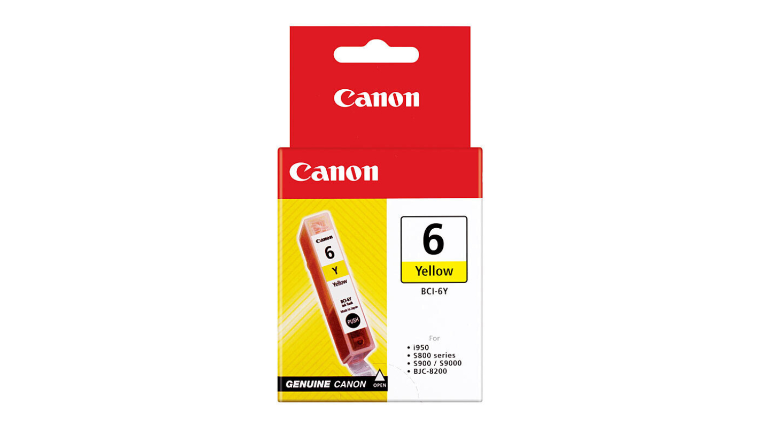 Canon BCI6Y Yellow Replacement Printer Ink Tank