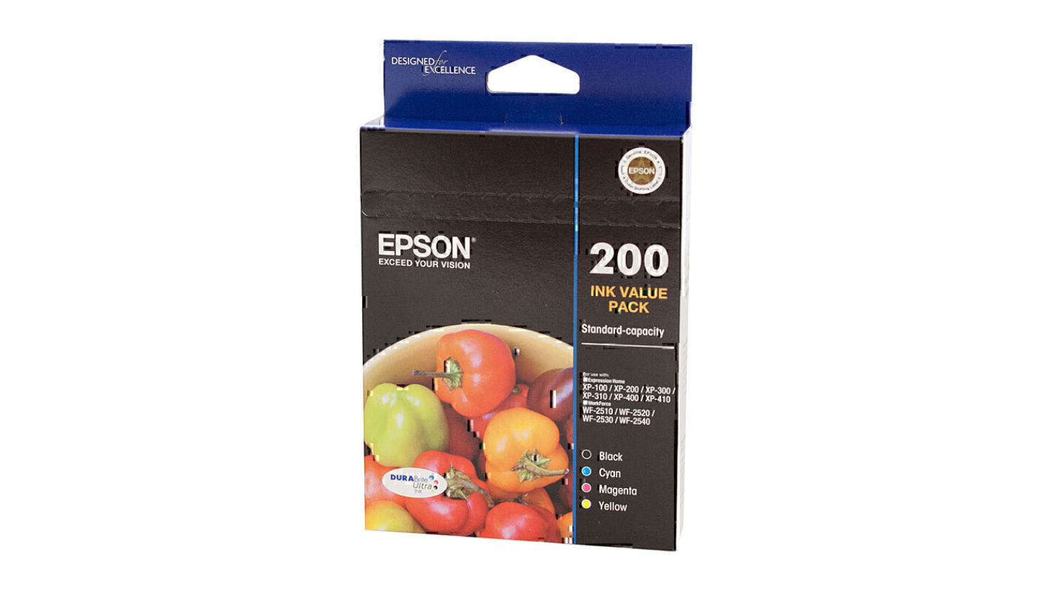 Epson 200 Full Colour Replacement Printer Ink Cartridge Value Pack