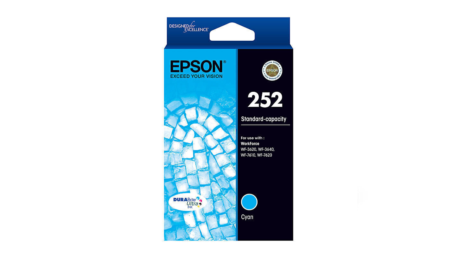 Epson 252 Cyan Replacement Printer Ink Cartridge