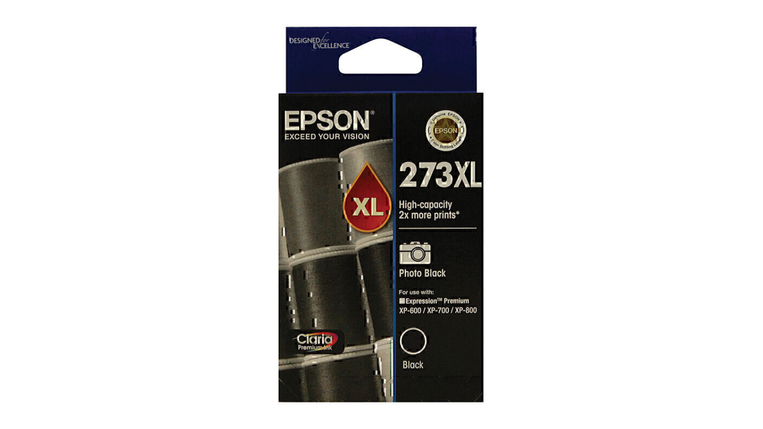 Epson 273 High Yield Photo Black Replacement Printer Ink Cartridge