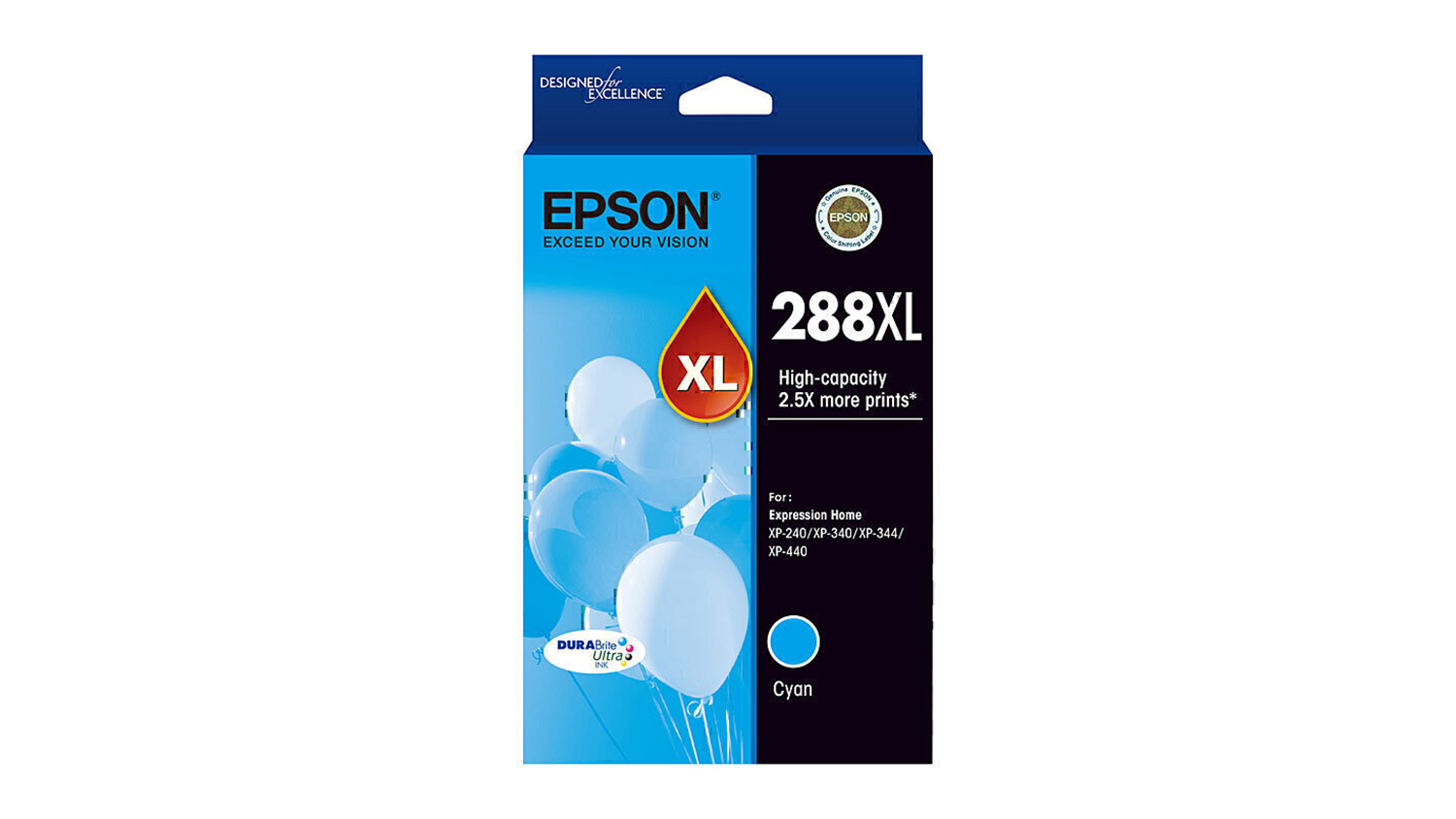Epson 288 High Yield Cyan Replacement Printer Ink Cartridge