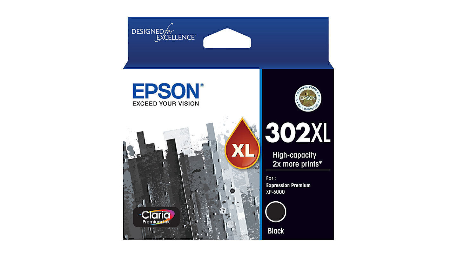 Epson 302 High Yield Black Replacement Printer Ink Cartridge
