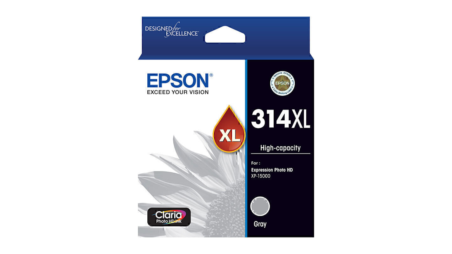 Epson 314 High Yield Grey Replacement Printer Ink Cartridge