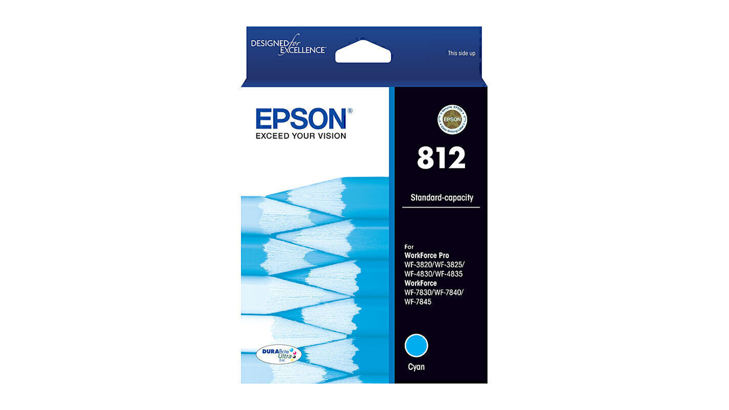 Epson 812 Ultra Cyan Replacement Printer Ink Cartridge
