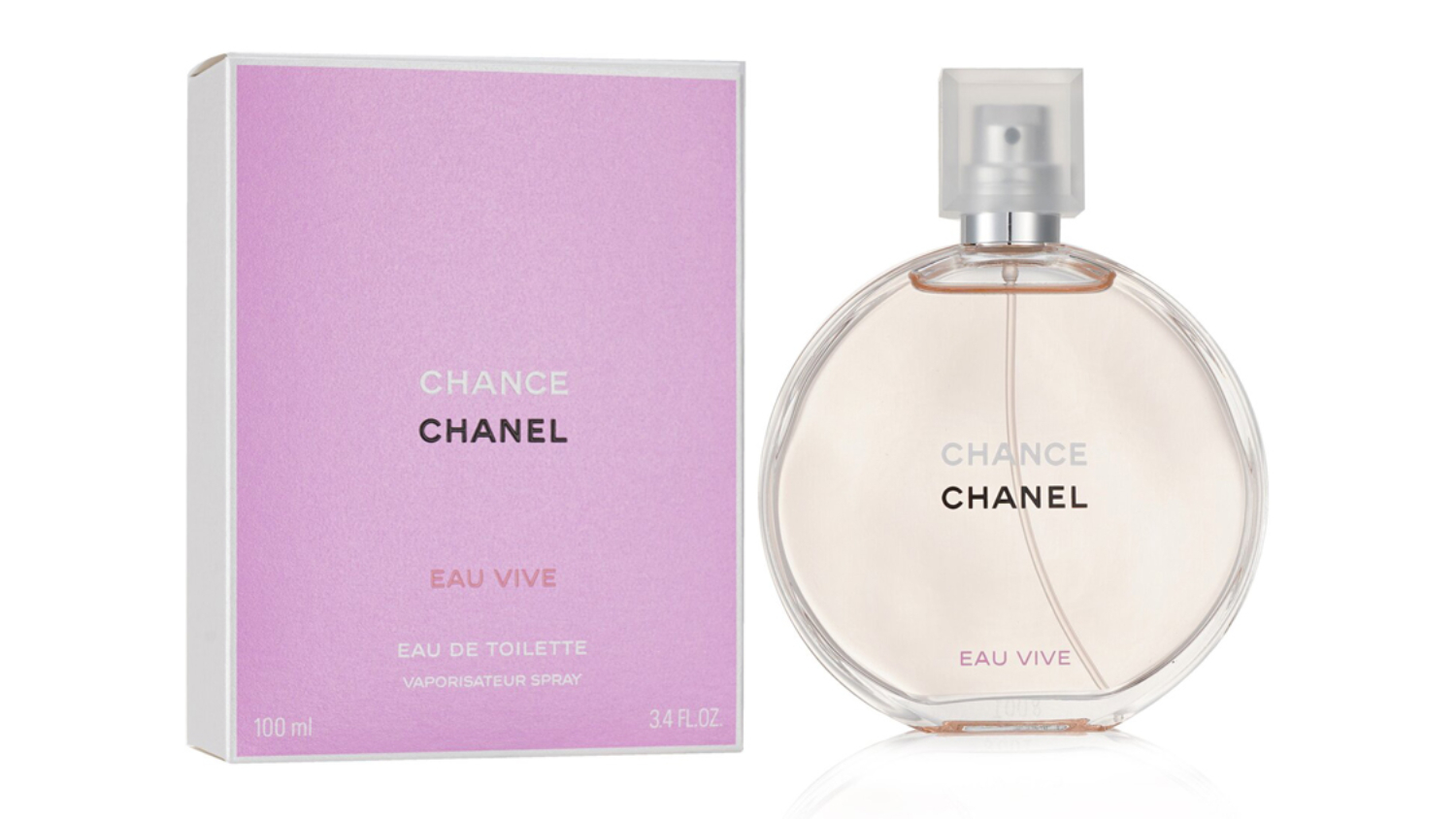 Chanel Chance Eau Vive Eau De Toilette Spray - 100ml/3.4oz
