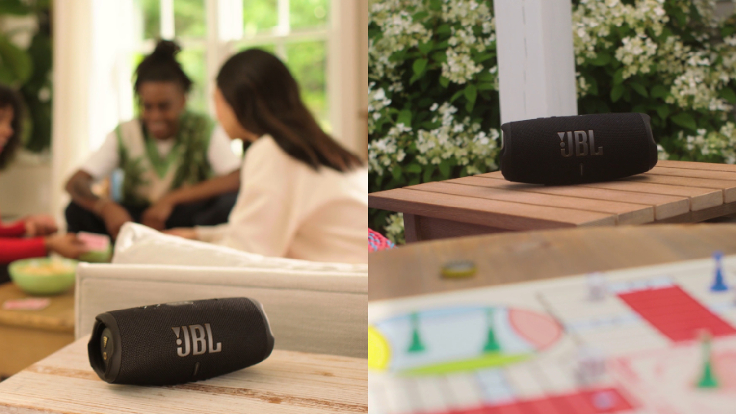 JBL Charge 5 Portable Bluetooth Speaker with Wi-Fi - Black