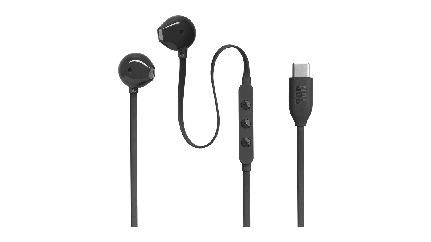 JBL Tune 305C Wired In-Ear Headphones - Black