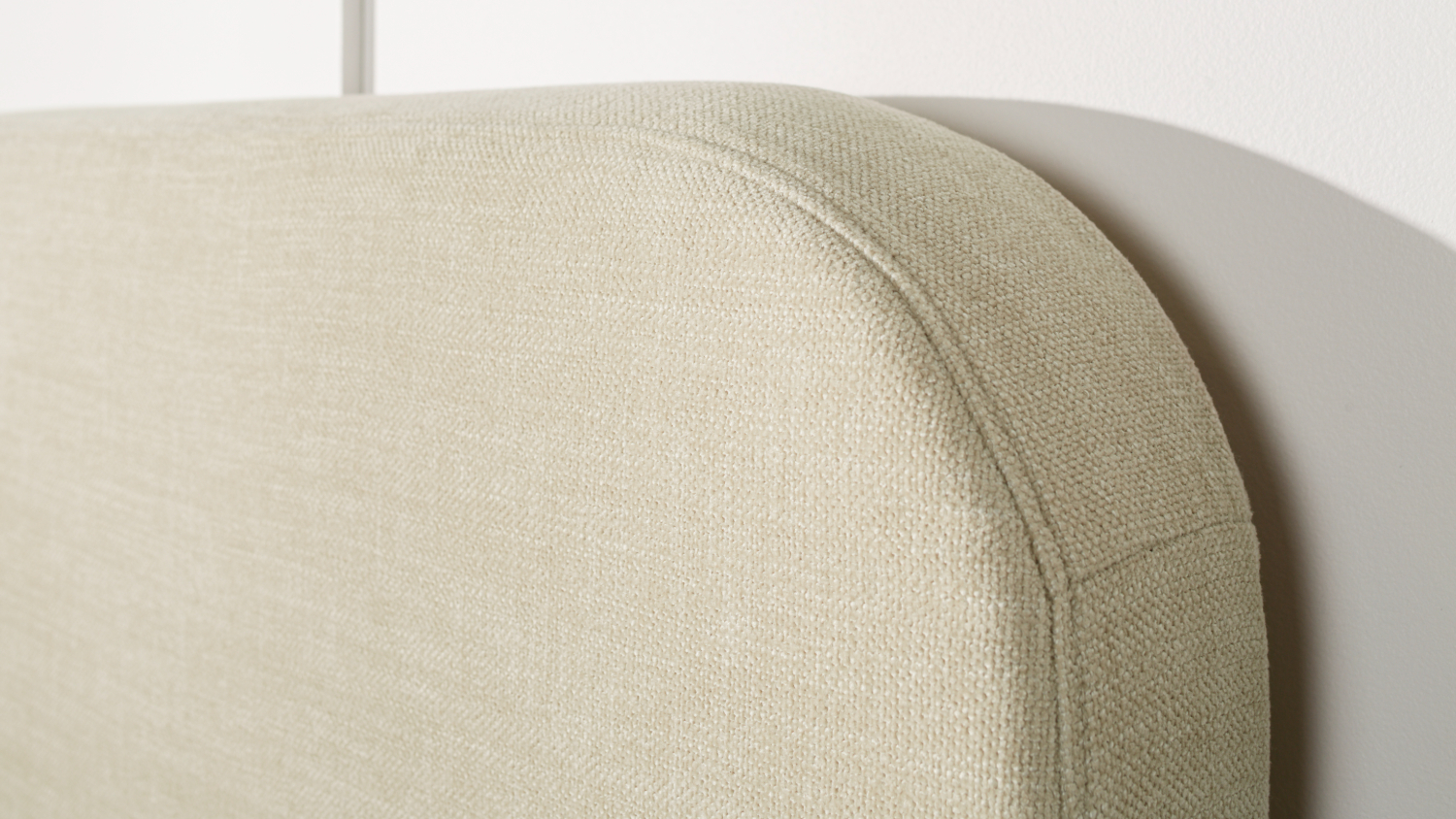 Georgia Queen Upholstered Headboard - Natural
