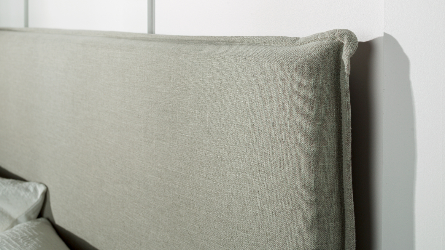 Indiana King Upholstered Headboard - Grey