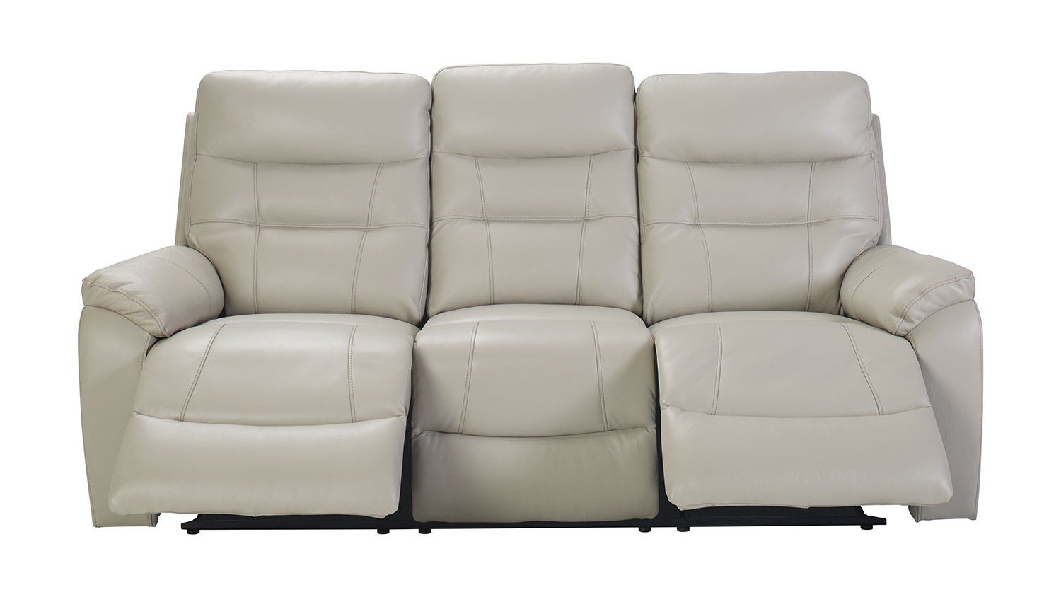 Remington 3 Seater Leather Recliner Sofa