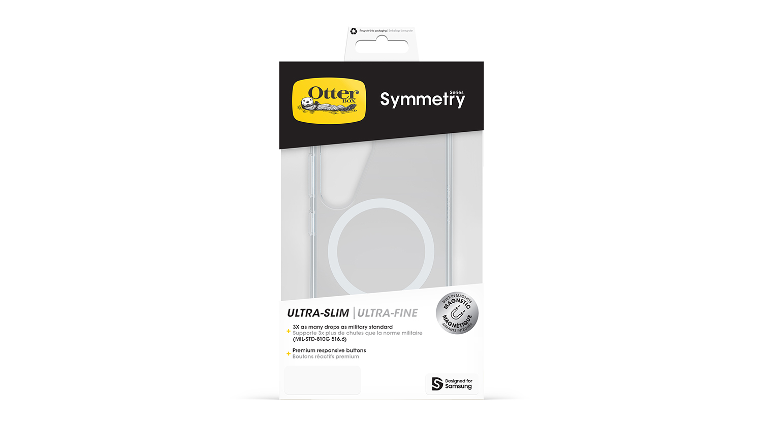 Otterbox Symmetry Magnet Case for Samsung S25 - Clear (77-97403)