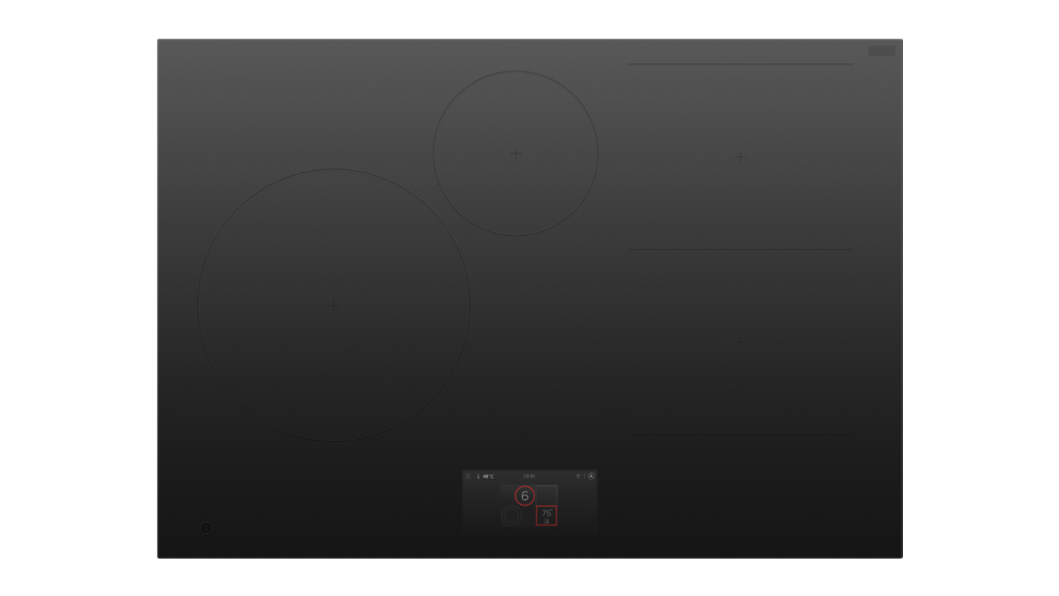 Fisher & Paykel 76cm 4 Zone Induction Cooktop - Black (Series 9/CI764DTTB1)