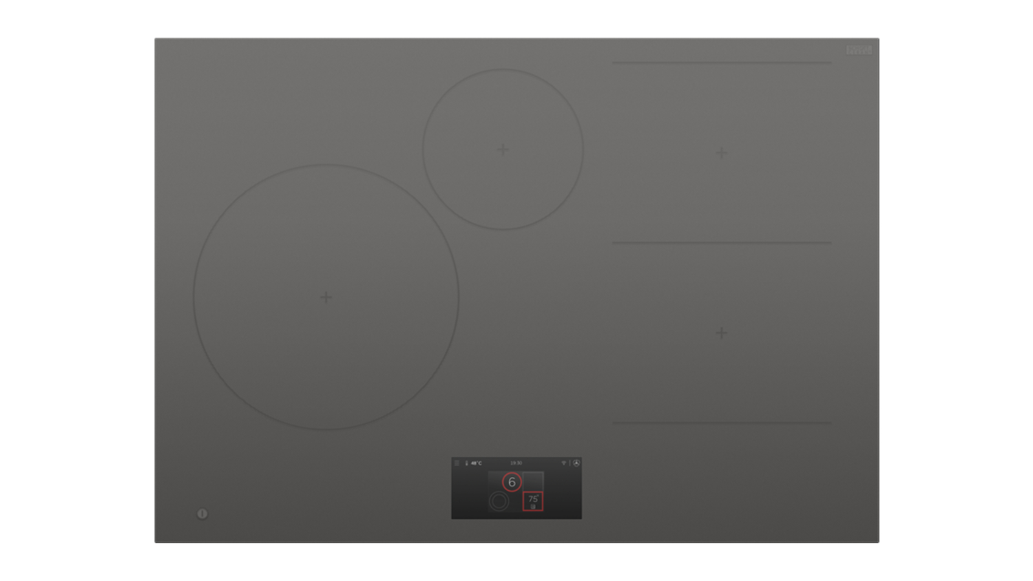 Fisher & Paykel 76cm 4 Zone Induction Cooktop - Grey (Series 9/CI764DTTG1)
