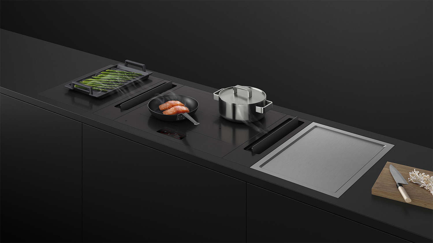 Fisher & Paykel 39cm 2 Zone Teppanyaki Cooktop - Stainless Steel (Series 11/CIT392DX1)