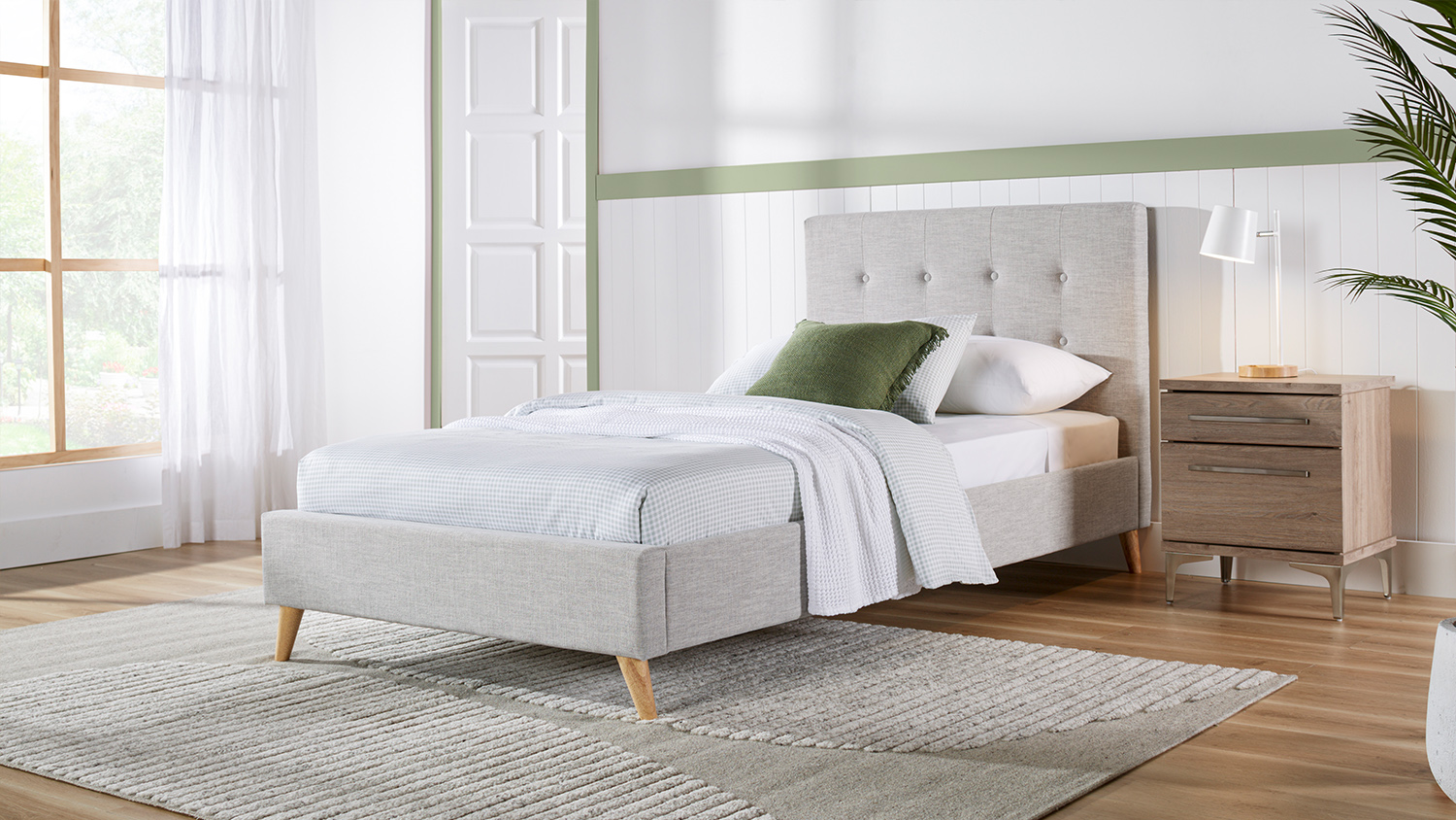 Emma King Single Bed Frame