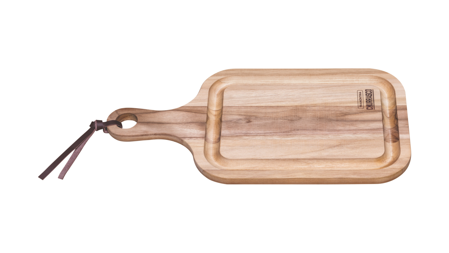 Tramontina Teak Cutting Board with Handle 460 x 230mm