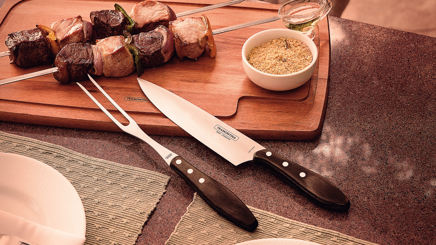 Tramontina Churrasco Barbeque Carving Set 2pcs.