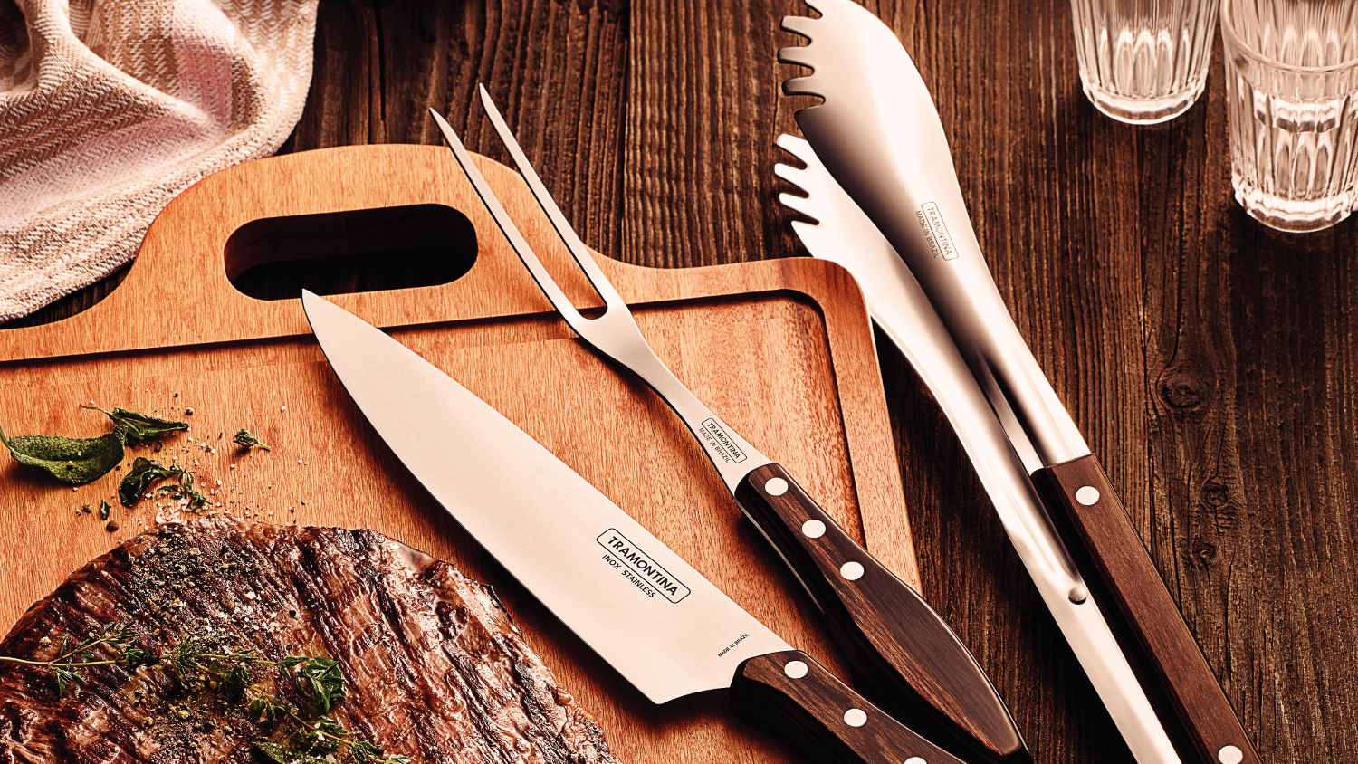Tramontina Churrasco Barbeque Carving Set 3pcs.