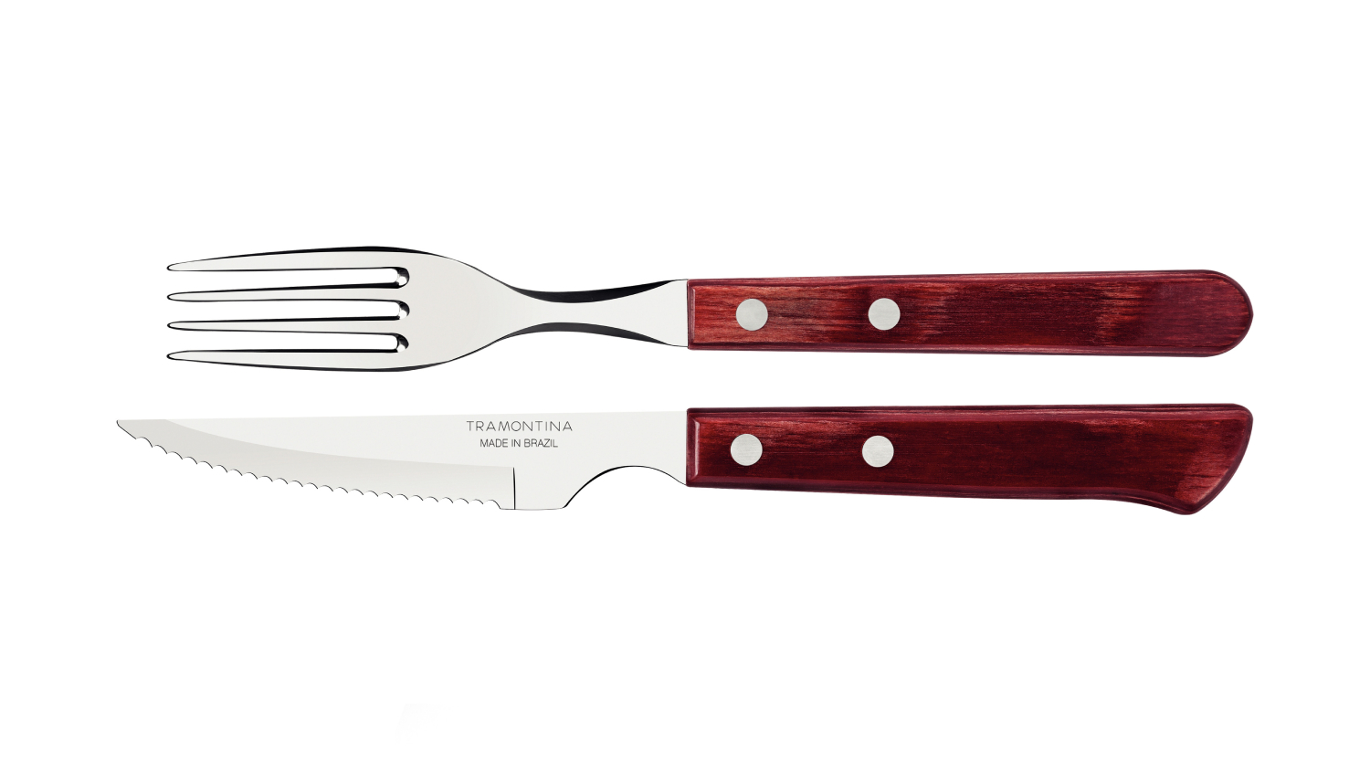 Tramontina Churrasco Spanish Steak Cutlery Set 12pcs. - Red