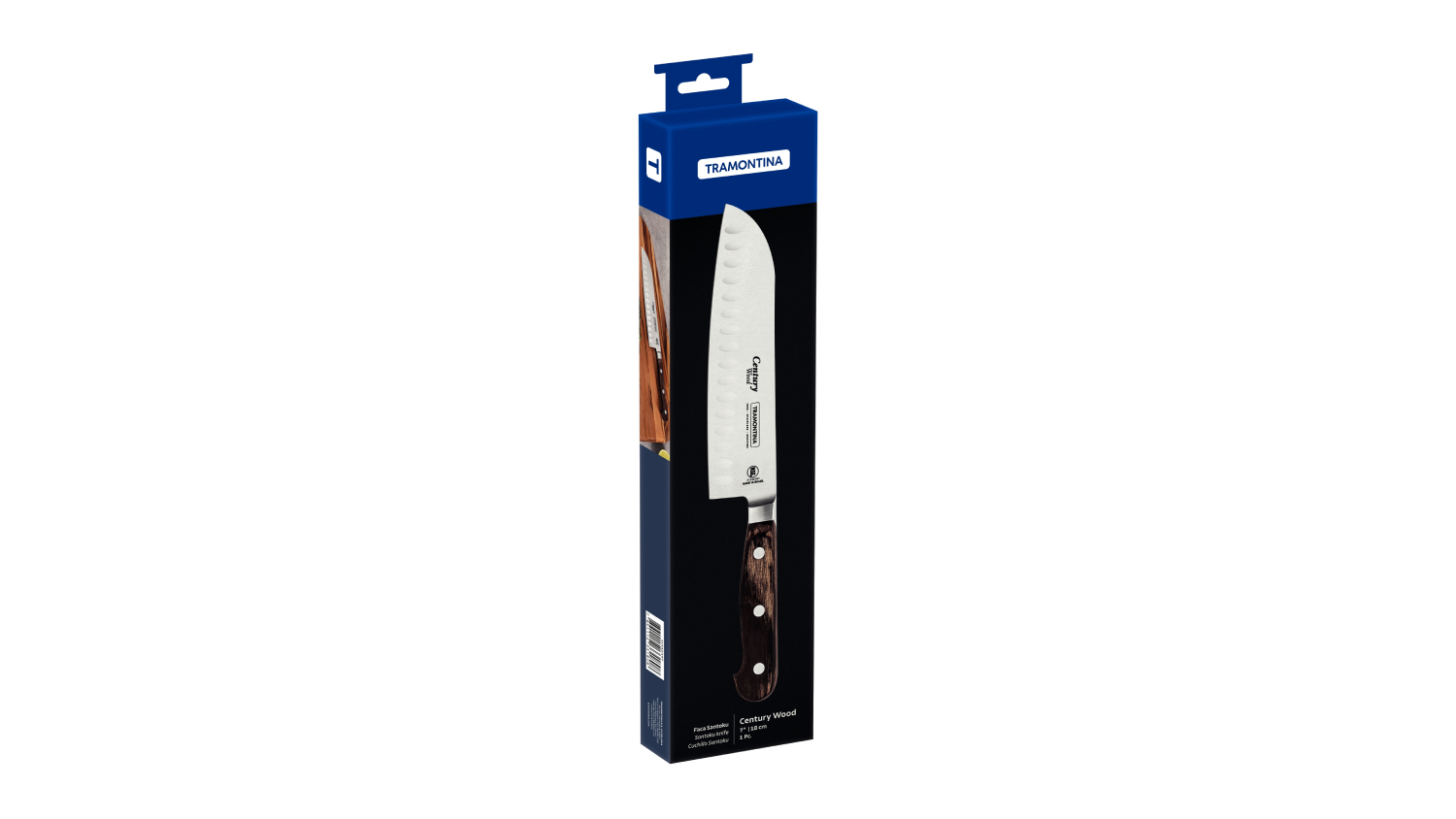Tramontina Century Wood Santoku Knife 8cm