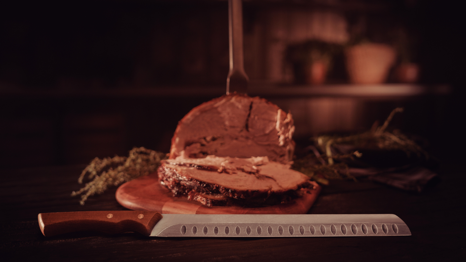 Tramontina Churrasco Black Collection Brisket Knife 29cm