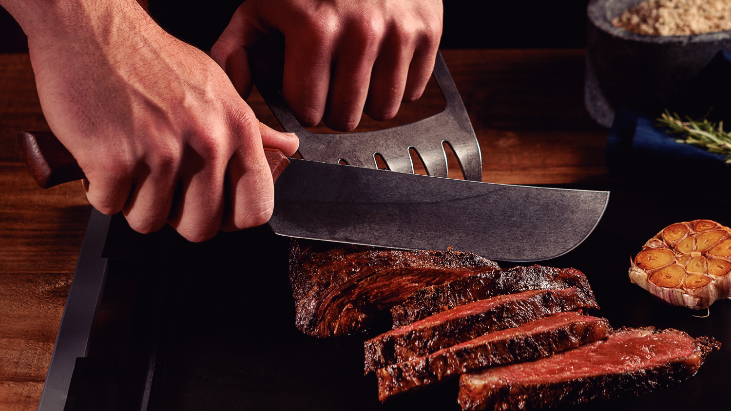 Tramontina Churrasco Black Collection Meat Knife 19cm