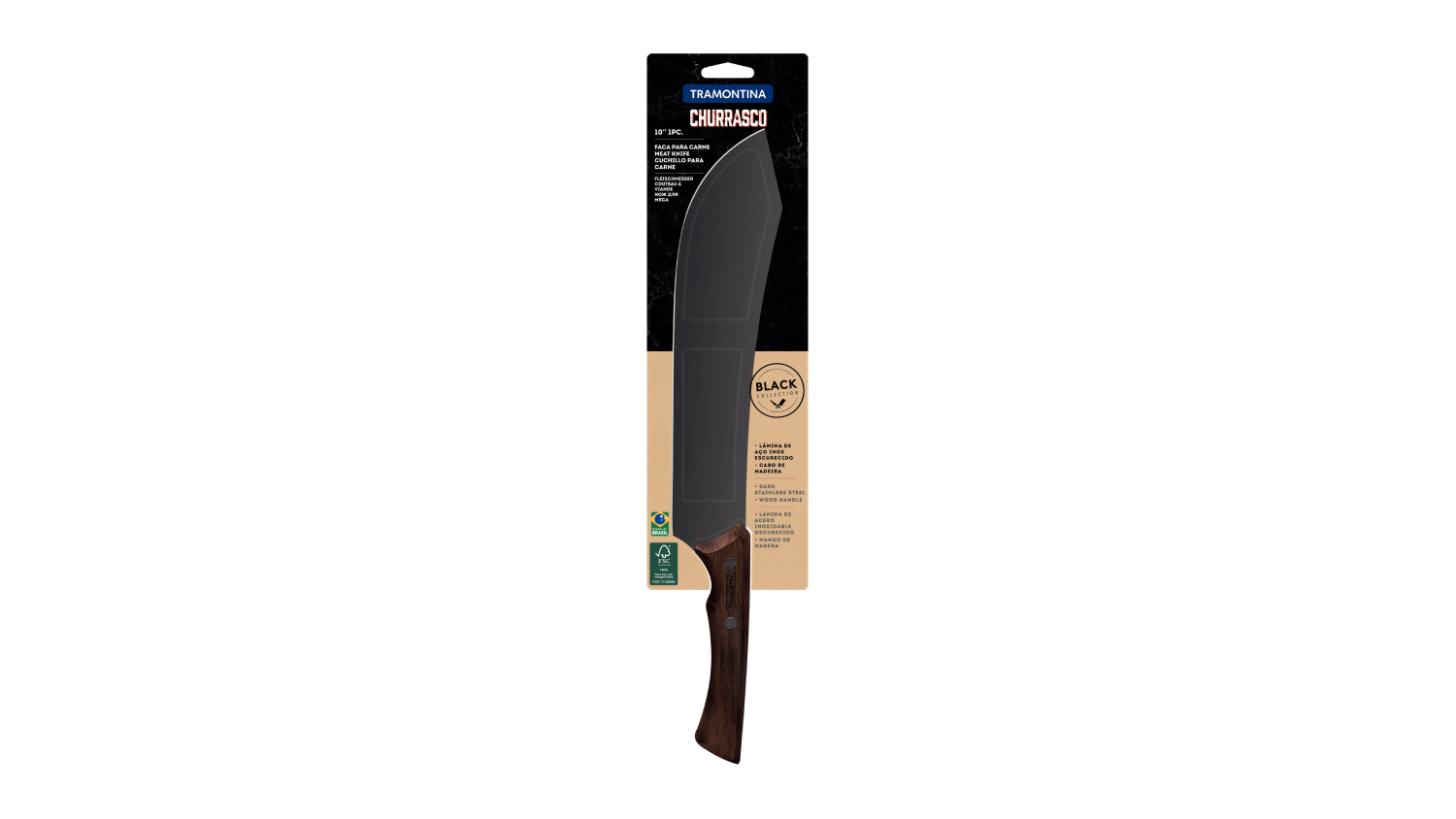 Tramontina Churrasco Black Collection Meat Knife 24cm