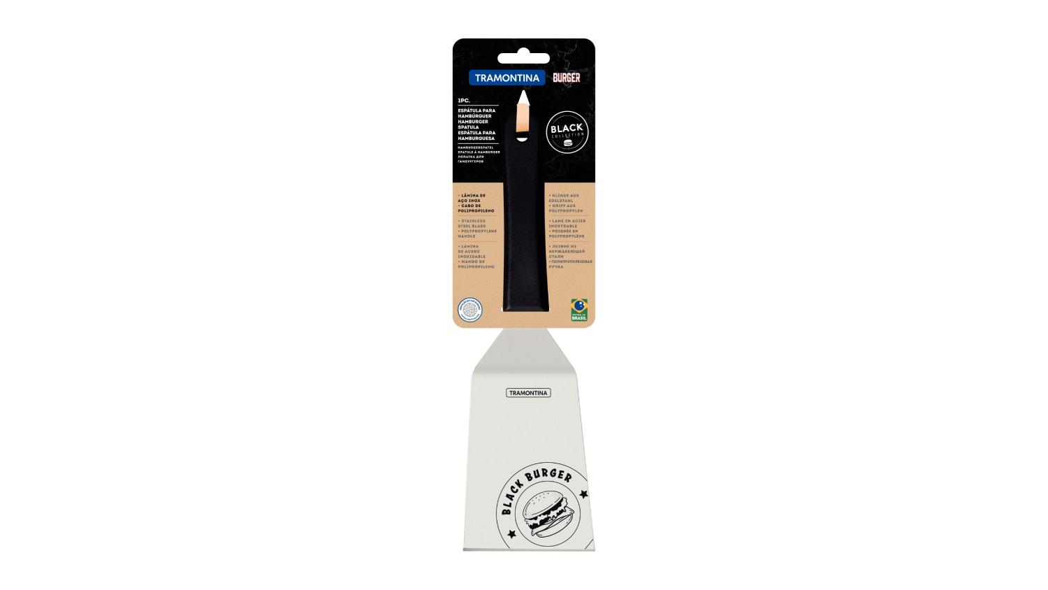 Tramontina Churrasco Black Collection Barbeque Spatula 15cm