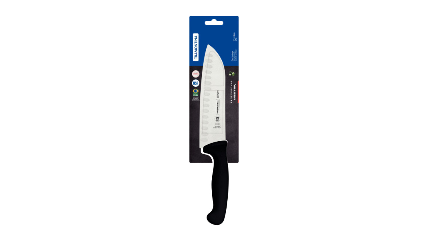 Tramontina Professional Master BLACK Santoku Knife 17cm