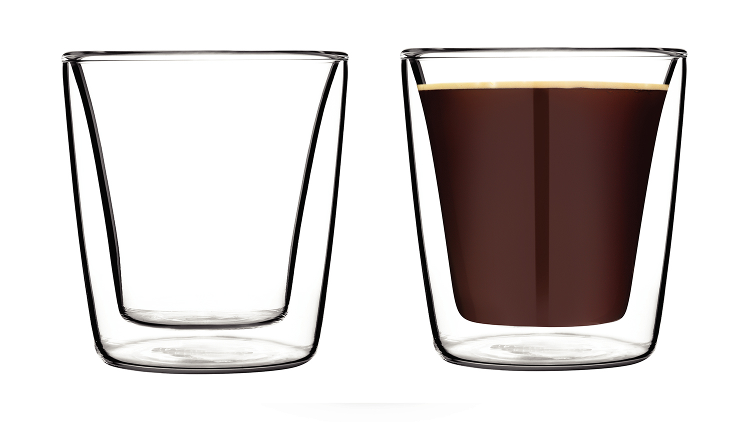 Tramontina Double-Walled Espresso Glass 85ml 2pcs.