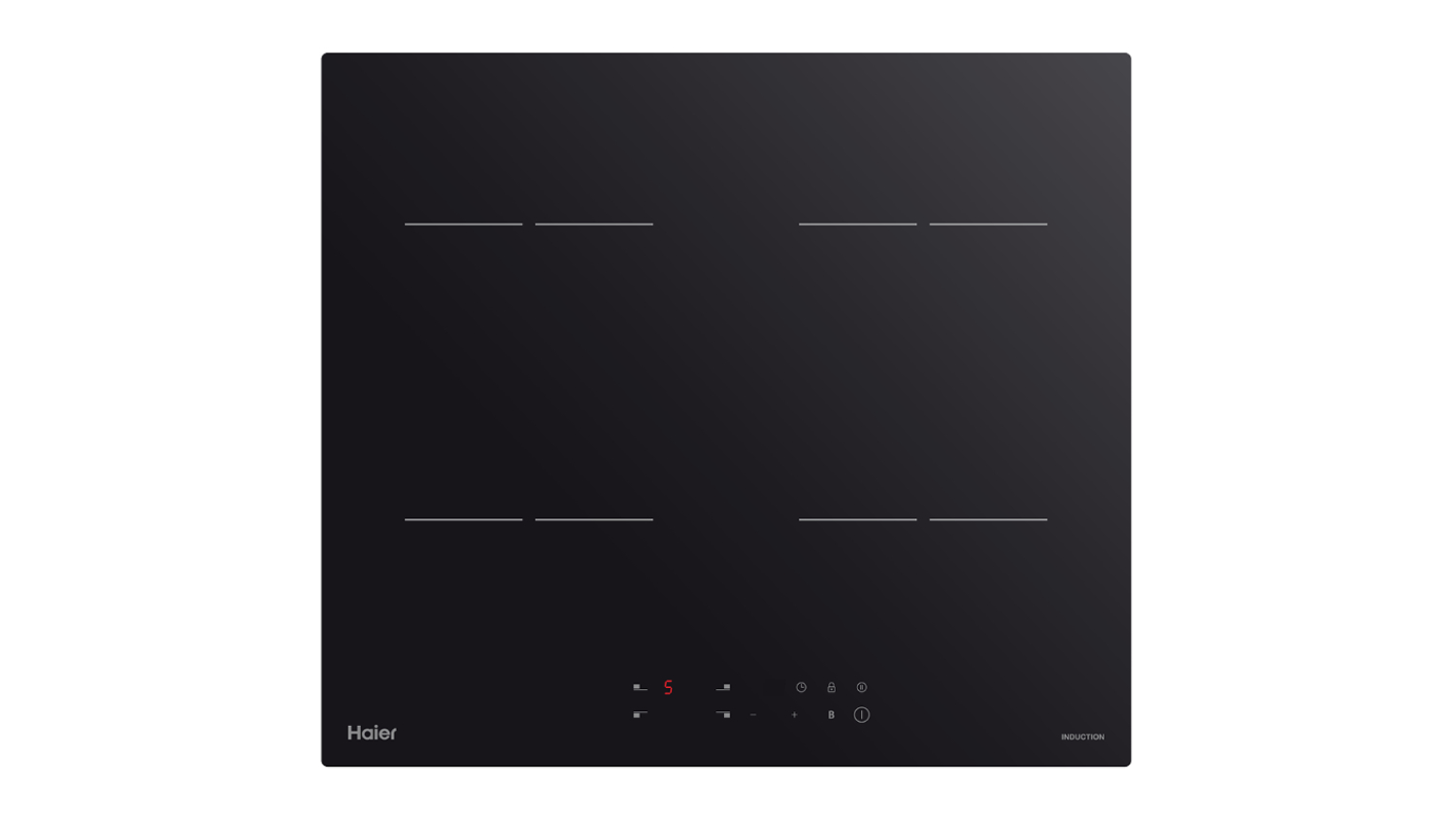 Haier 60cm 4 Zone Induction Cooktop - Black Glass (500 Series/HCI604TB3)
