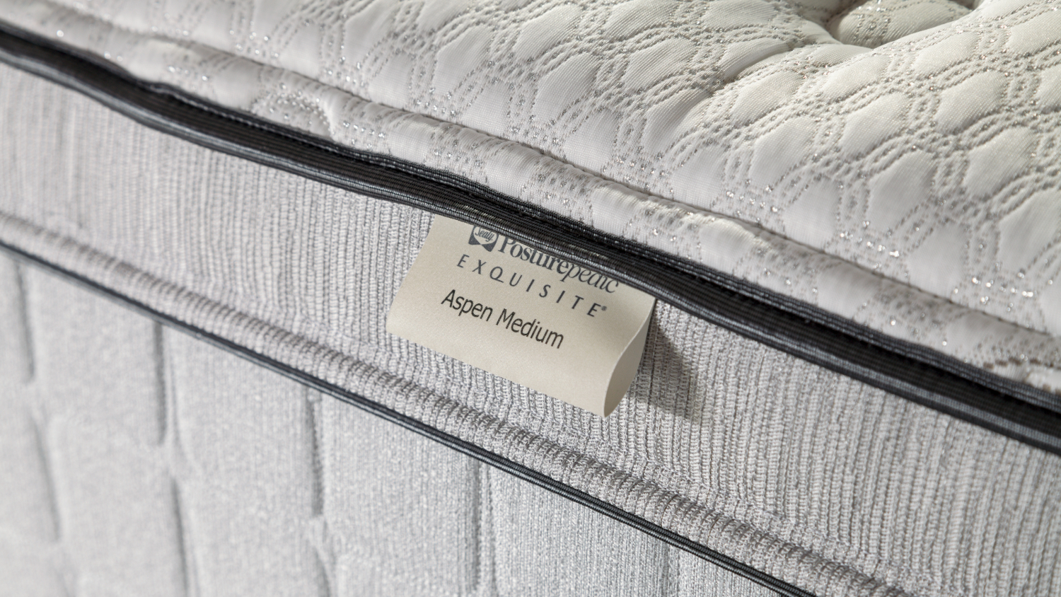 Exquisite Aspen Medium Super King Mattress by Sealy Posturepedic