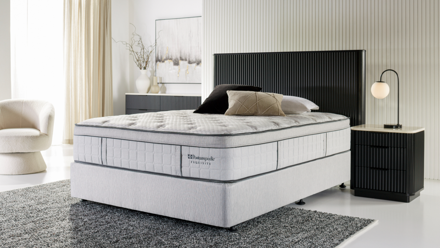 Exquisite Aspen Firm Californian King Mattress by Sealy Posturepedic
