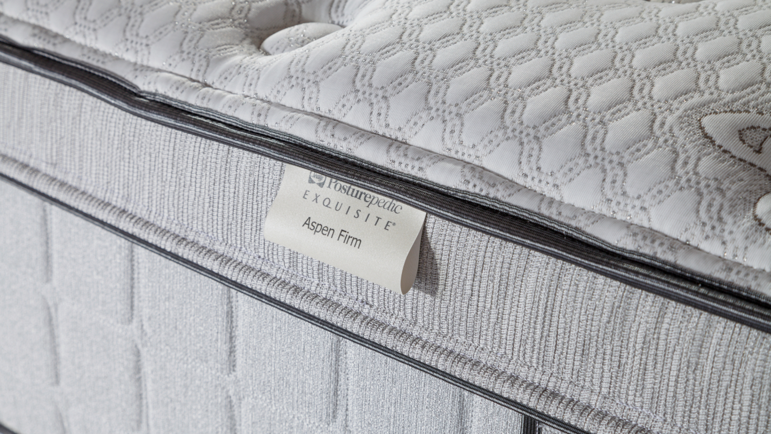 Exquisite Aspen Firm Californian King Mattress by Sealy Posturepedic