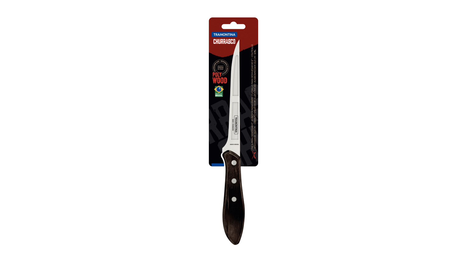 Tramontina Polywood Churrasco Fillet Knife 16cm
