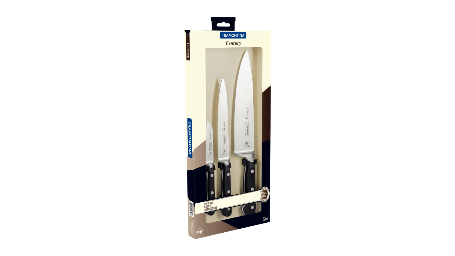 Tramontina Century Forged Knife Set 3pcs.