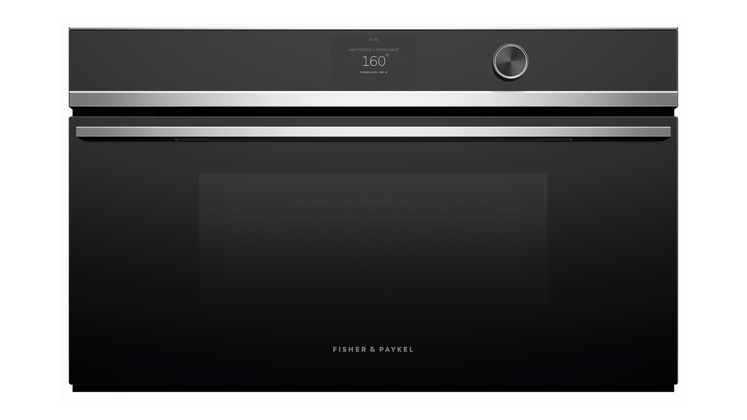 Fisher & Paykel 76cm Built-In Microwave Oven with 22 Functions - Black (Series 9/OM76NDTDX1)