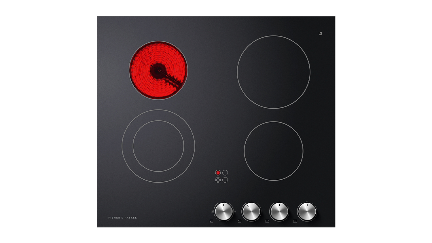 Fisher & Paykel 60cm 4 Zone Ceramic Cooktop - Black (Series 5/CE604CBX2)