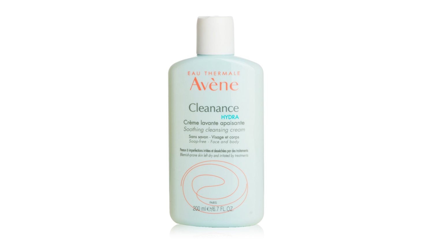 Avene Cleanance HYDRA Soothing Cleansing Cream - For Blemish-Prone Skin Left Dry and Irritated by Treatments - 200ml/6.7oz
