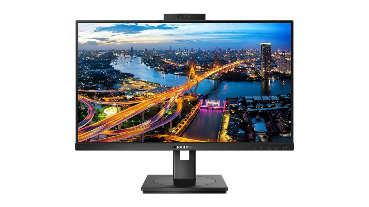 Philips 23.8" LCD Monitor with PowerSensor, Windows Hello, Pop-Up Webcam - 1920x1080 75Hz 4ms IPS Panel