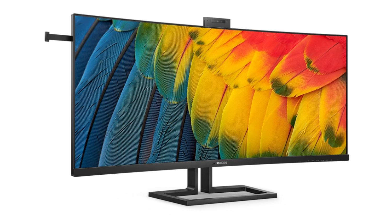 Philips 40" Ultrawide Business Monitor with USB-C Connection, Windows Hello, Pop-Up Webcam - 3443x1440 100Hz IPS Panel