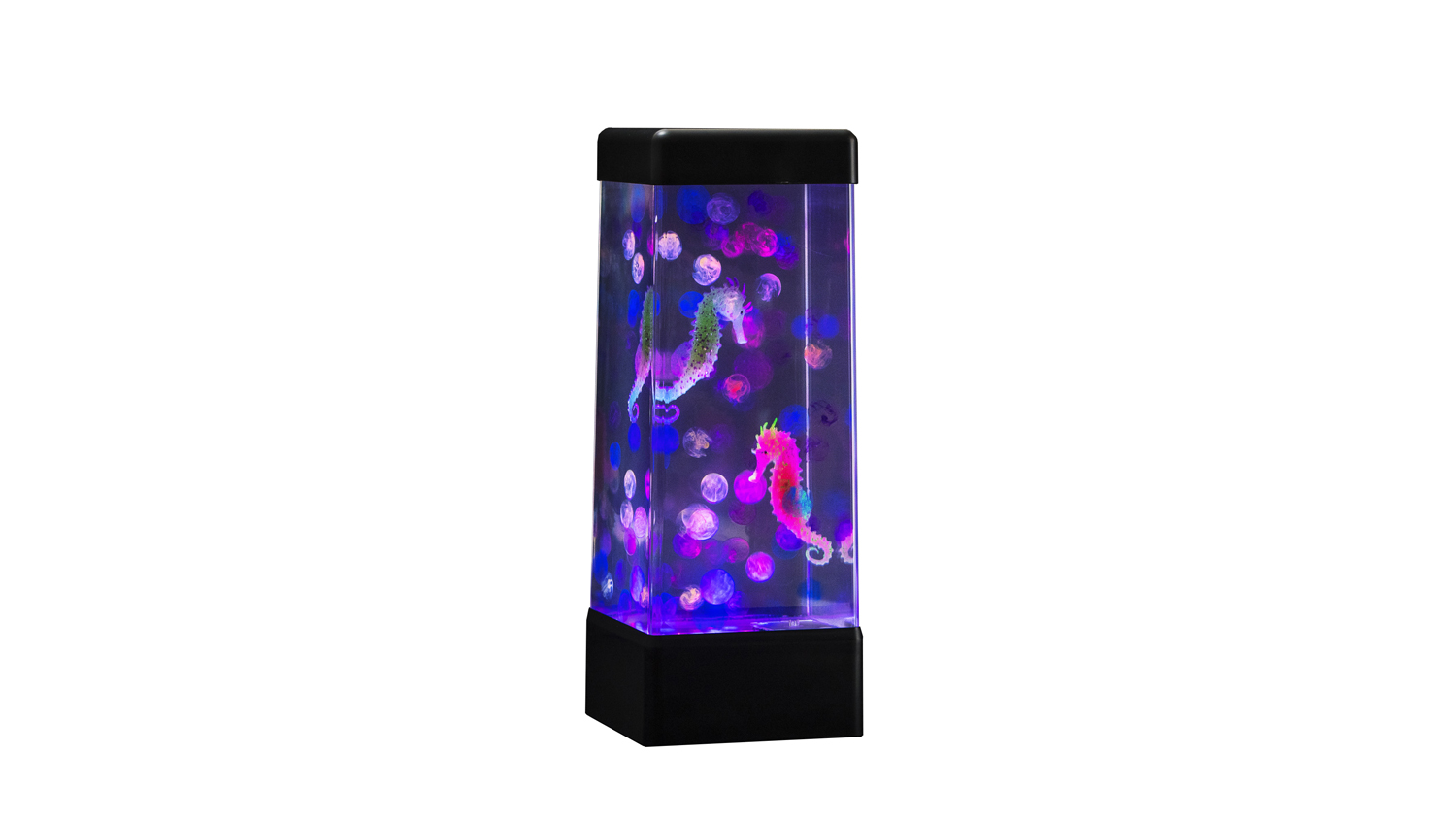 JINX Luminous Jellyfish LED Lamp with Jelly Bubbles & Seahorses Bundle