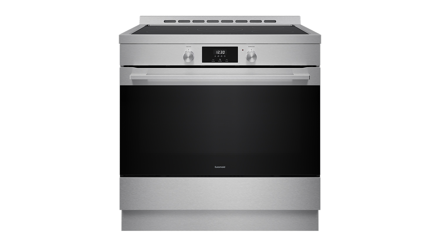 Euromaid 90cm Freestanding Oven with Ceramic Cooktop - Stainless Steel (EFS9010CERS)