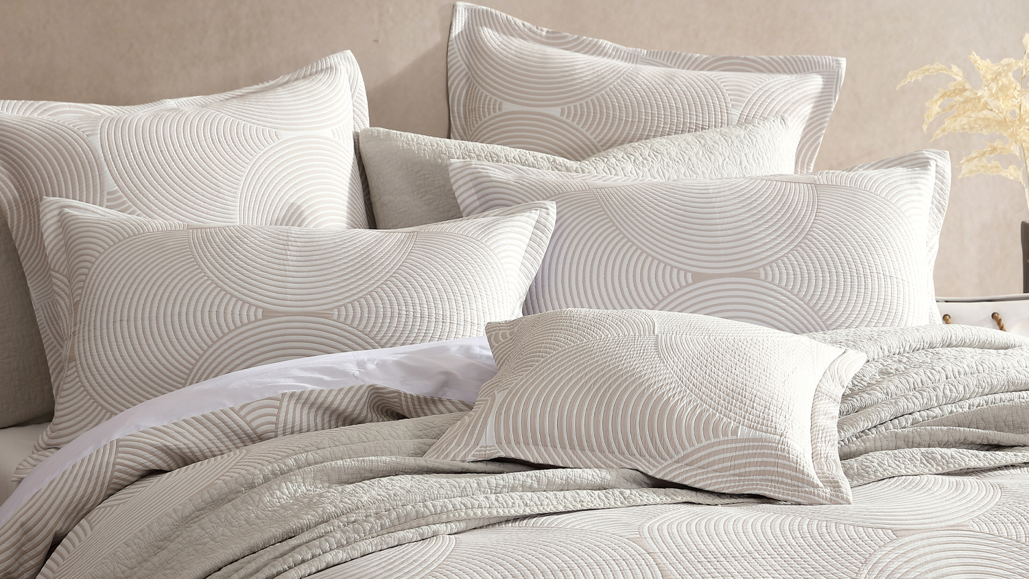 Arlo Stone European Pillowcase by Platinum