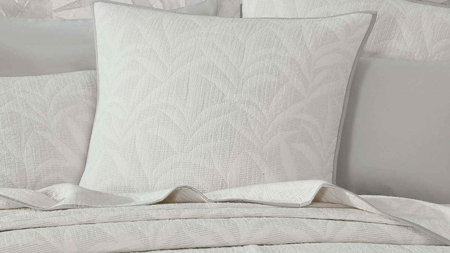 Kailani Fog European Pillowcase by Platinum