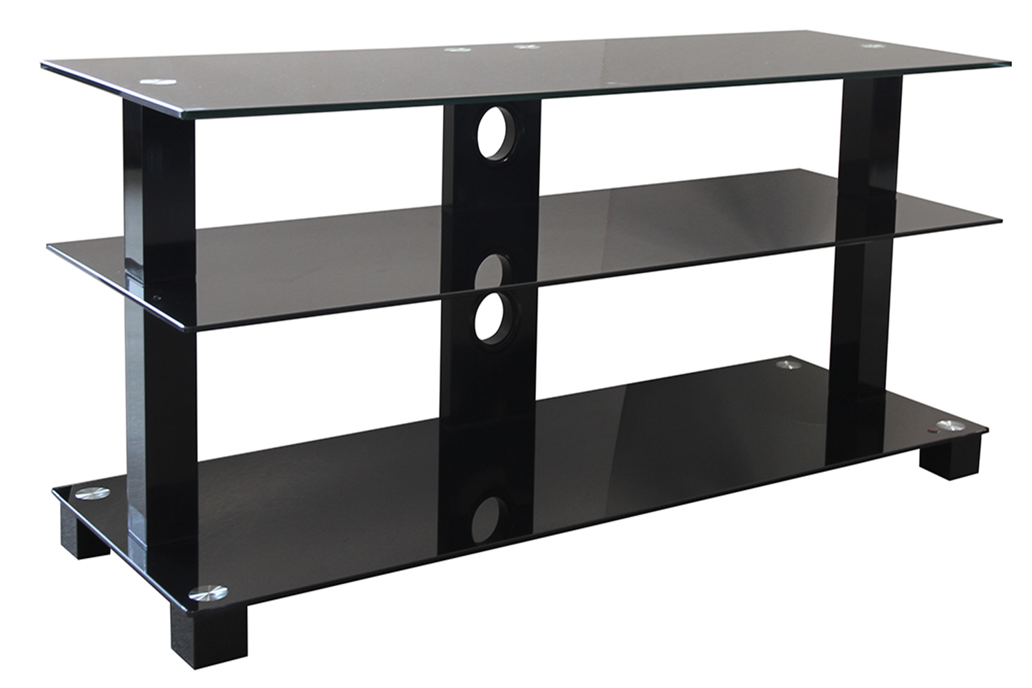 Black TV Shelf - Pudney and lee