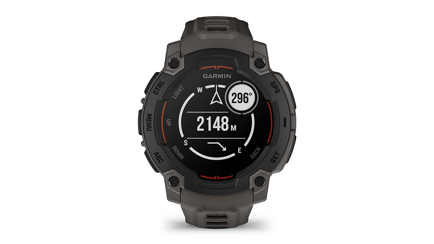 Garmin Instinct E Smartwatch - Black Bezel with Charcoal Band (45mm Case, GPS, Bluetooth)