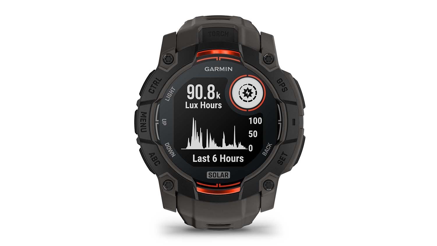 Garmin Instinct Smartwatch Black Bezel with Charcoal Band