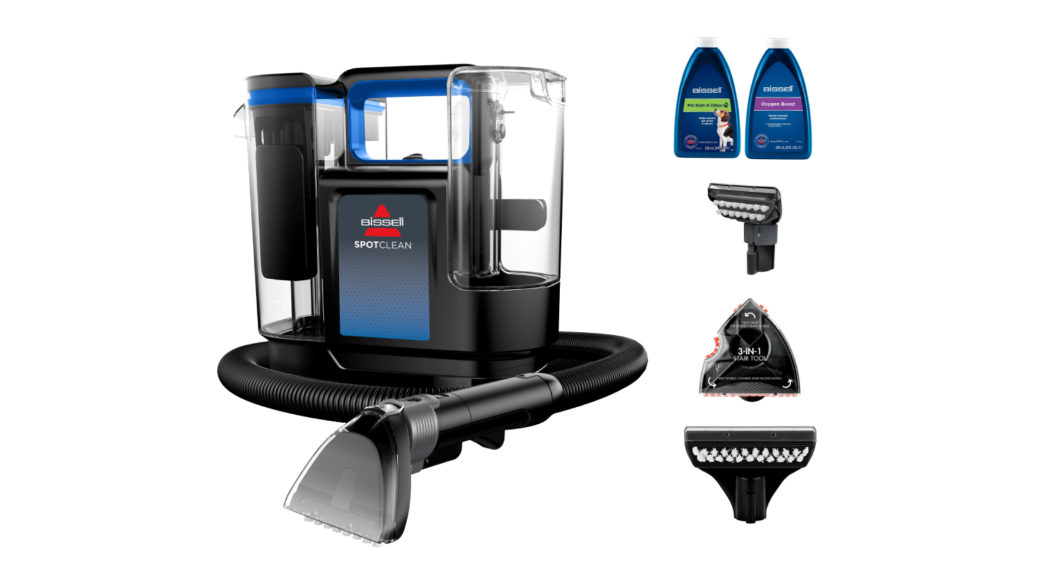 Bissell SpotClean Professional Carpet & Upholstery Shampooer - Blue/Black (3861F)